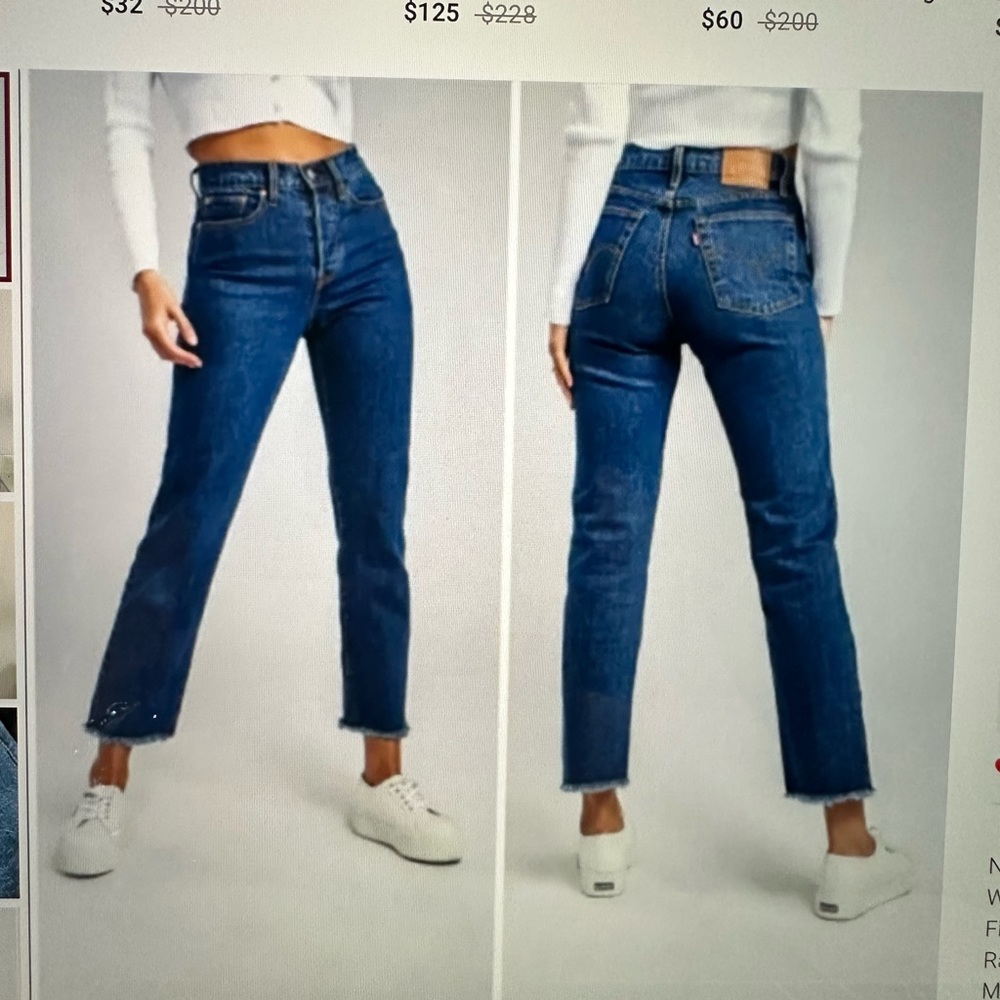 NWT Levi’s premium Wedgie Straight Dark Wash size 31